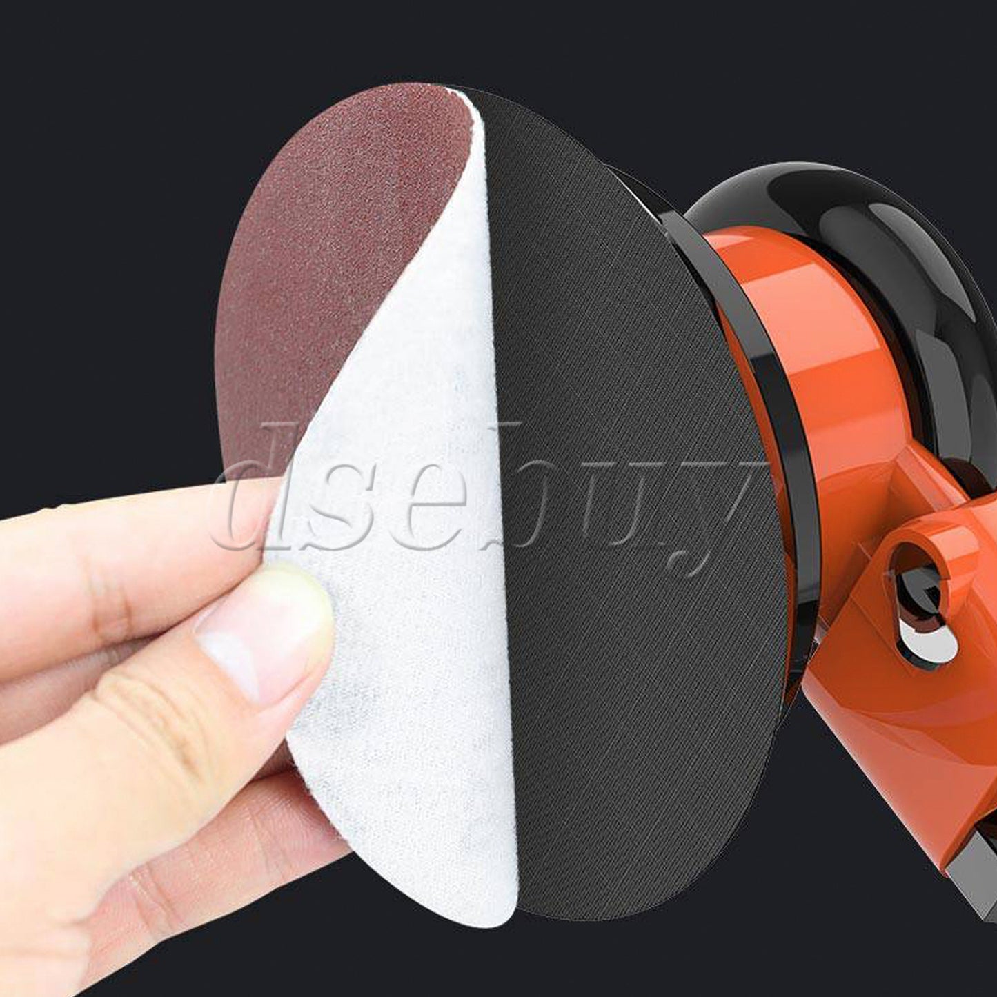 ya 14 5 Pieces Hook and Loop Mesh Sanding Discs 9 80 Grit for Stone Ceramic Tiles