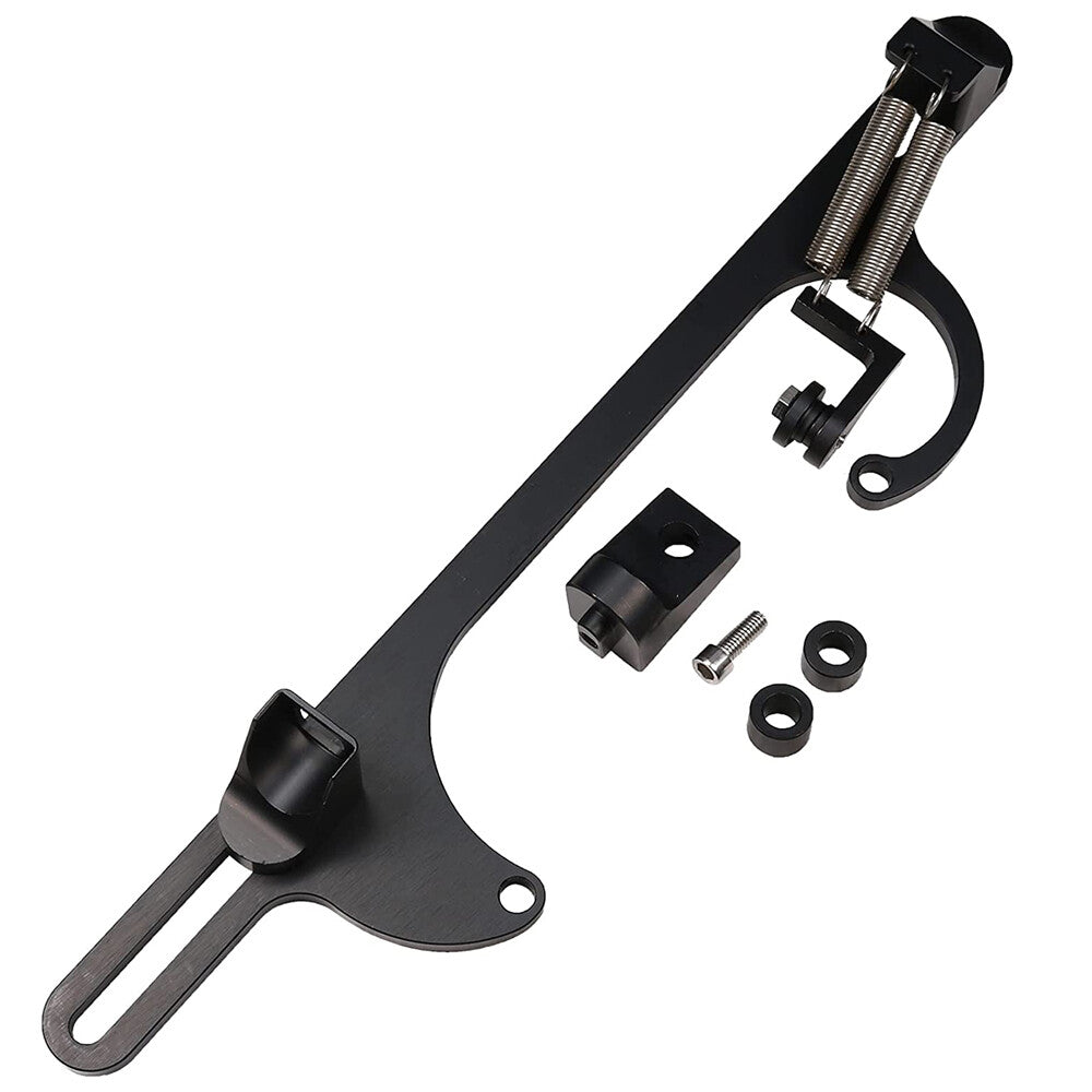 ya 2 7.14 ACCS Aluminum Throttle Cable Carburetor Bracket For 4150 4160 Carb 307 350 SBC
