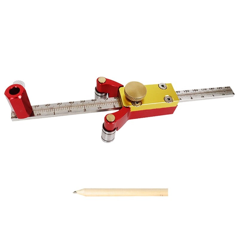 ya 14 Multifunctio l Scriber Alu um Alloy Tools Line/Arcs/Height Drawing