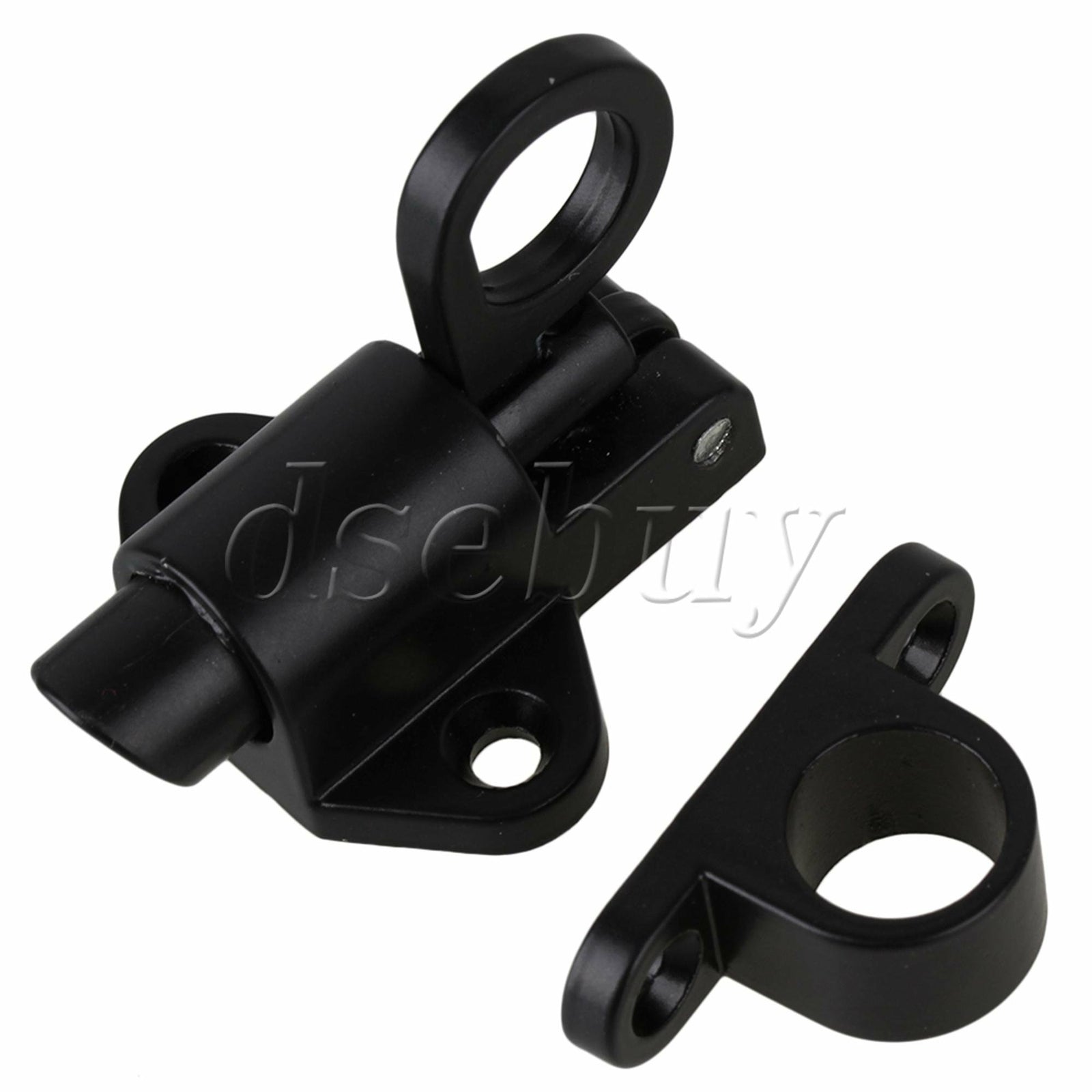 ya 14 2 Pieces Black Self Closing Latch Bolt Furniture Accessories for Door Hardware