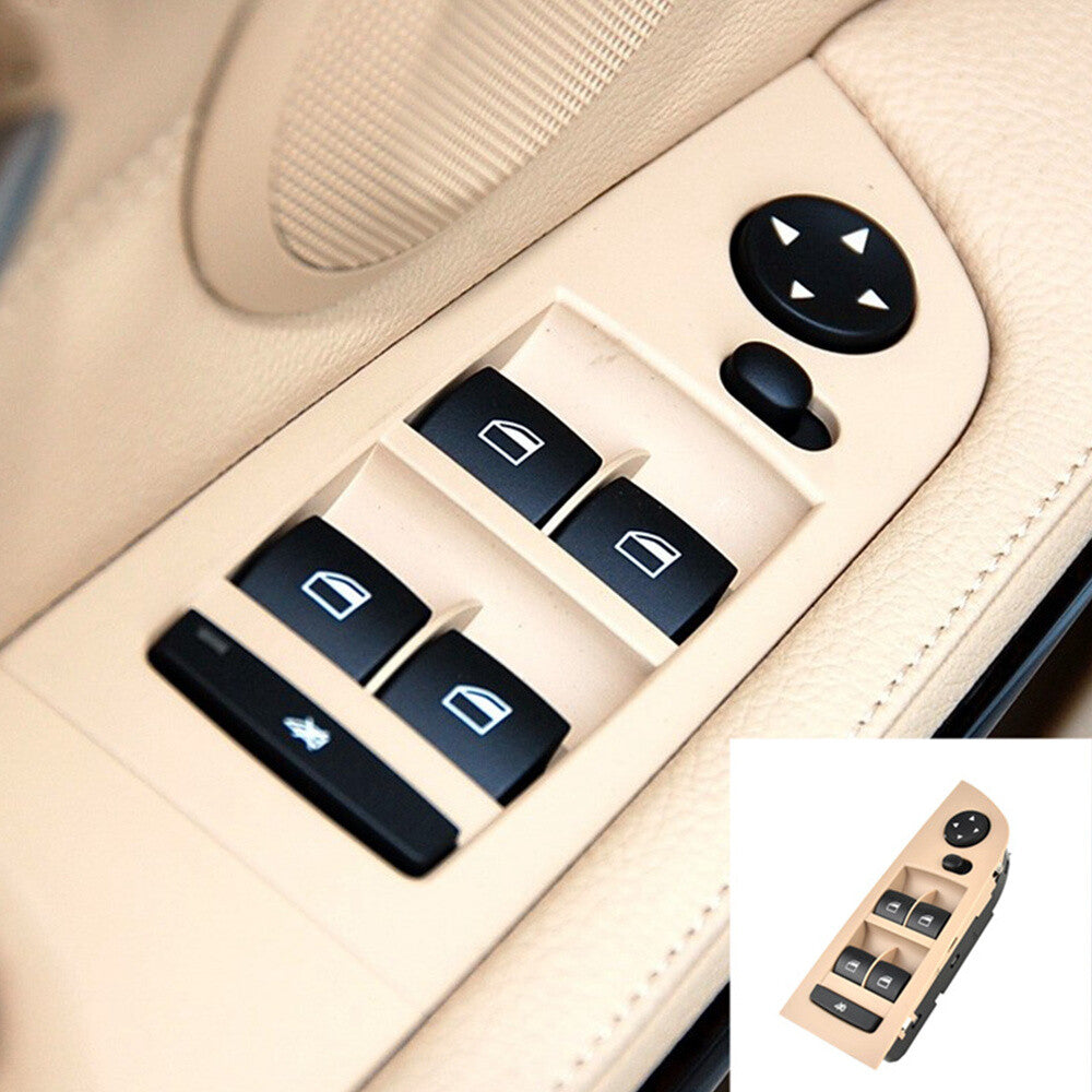 ya 1 8.5.3 Left Driver Side Master Power Window Switch for E90 E91 M3 Sedan 4Door Beige