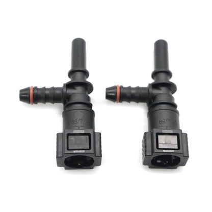 ya 5 8.7 Tee Connector Fuel Line Fitting Connecting Tube 6mm Female 7.89mm ID6 Female 2