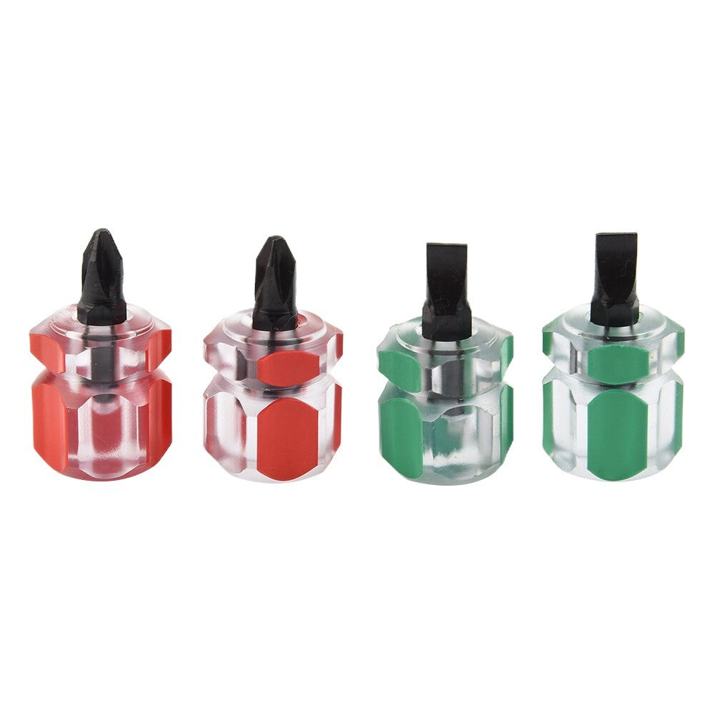 ya 26 Screwdriver Cross-Head Screw Driver Small Flat Head With High Torque 4pcs