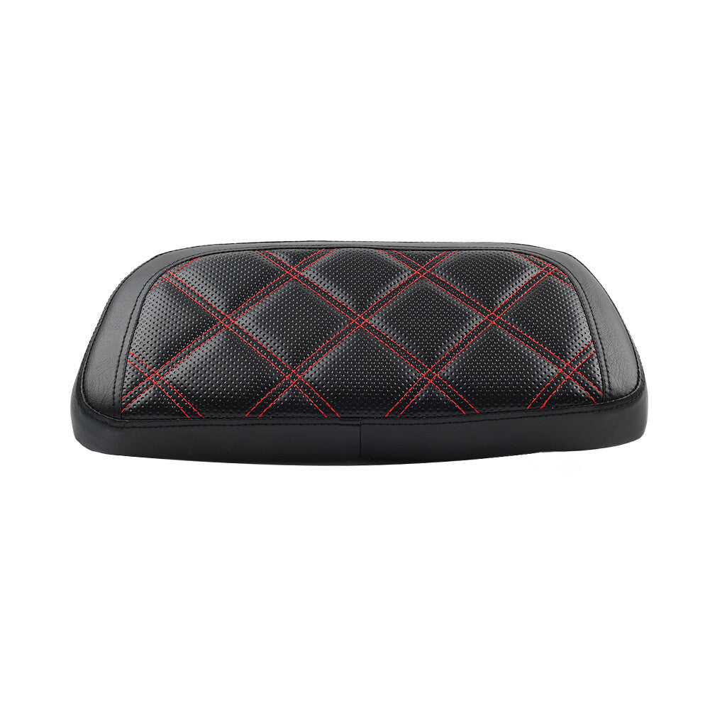 ya 3 6.25.3 PU Leather Tour Pak Trunk Backrest Pad for Harley Street Glide Road Glide FLTRX
