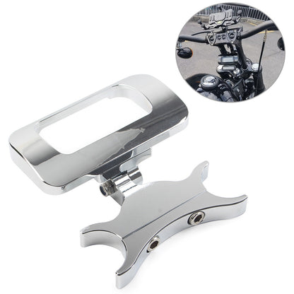 ya 5 8.7 1-1/4 Handlebar Risers Gauge Mount for Harley Softail Street Bob FXBB 2018-2020