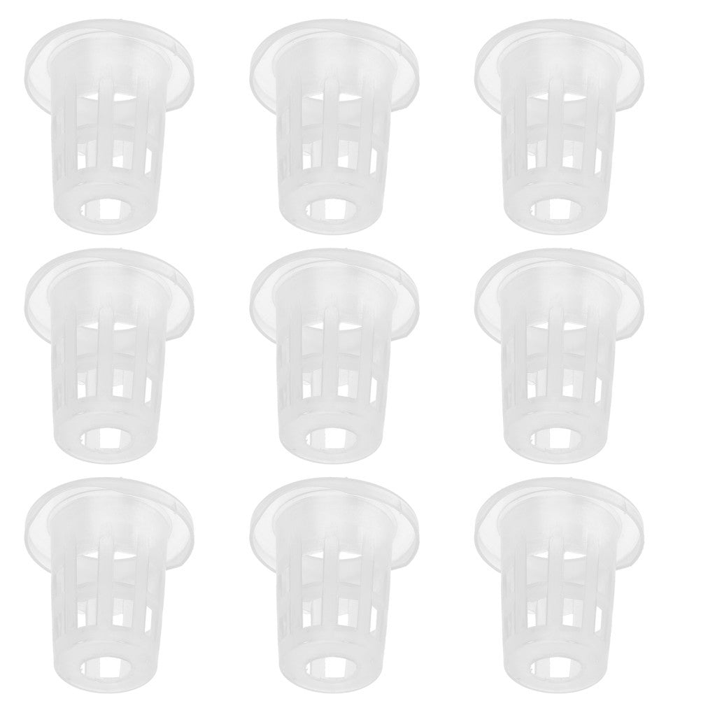 ya 14 100Pcs Hydroponic Net Pots Baskets for Hydroponics Slotted Mesh Net Cups