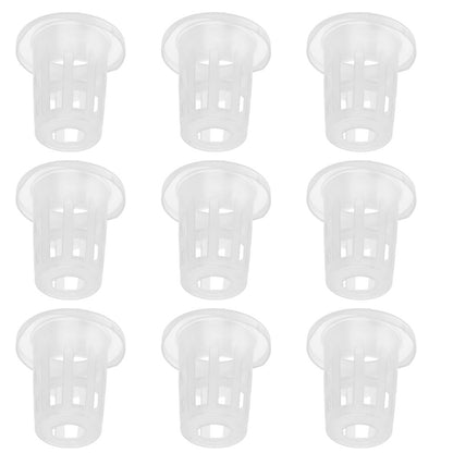 ya 14 100Pcs Hydroponic Net Pots Baskets for Hydroponics Slotted Mesh Net Cups