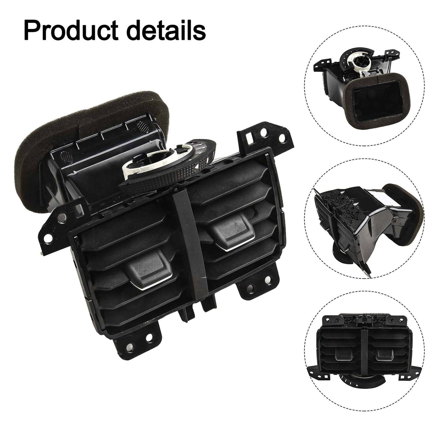 ya 11 6.6 for Tiguan 2 MK2 Rear Air Conditioner Vent Black Plastic Replacement Part