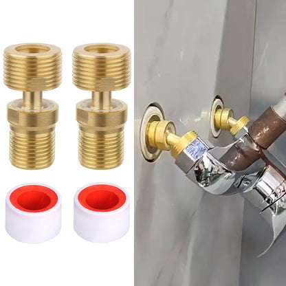 ya 15 10.20 Solid Brass For Shower Faucet Adapter Adjustable Angles for Optimal Fit