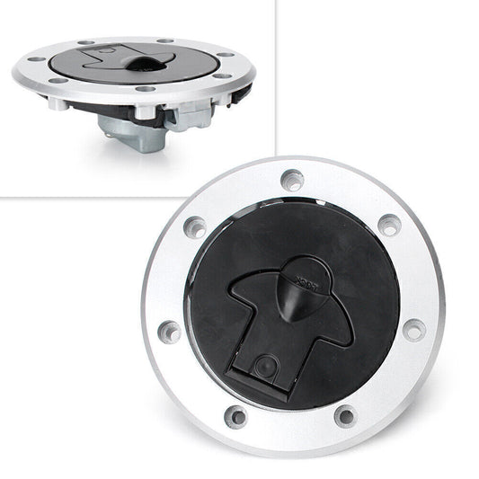 ya 4 6.22 Fuel Gas Tank Cap Cover Lock w/ Key fit for Kawasaki ZX6R ZX9R Universal