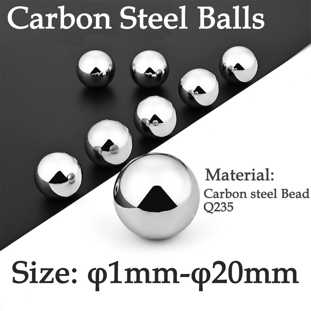 Carbon Steel Balls High Precision Solid Bearing Beads Smooth Ball Dia 1-20mm