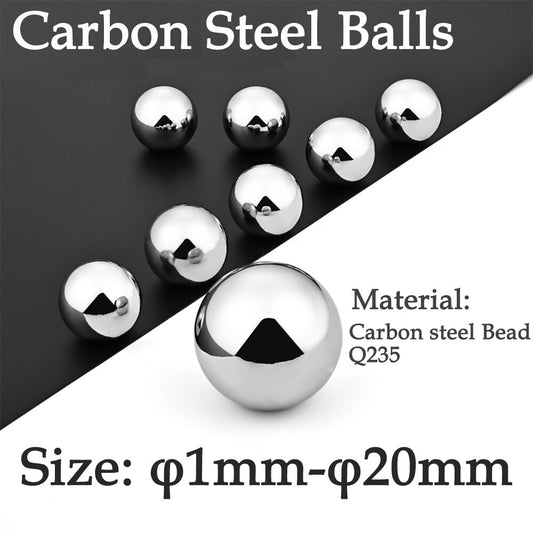 Carbon Steel Balls High Precision Solid Bearing Beads Smooth Ball Dia 1-20mm