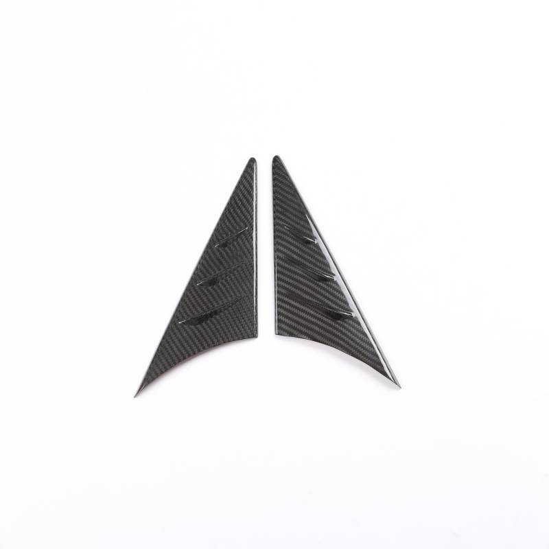 ya 3 6.25.3 Real Carbon Fiber Rearview Mirror Side Triangle Boiler Cover for Toyota Supra
