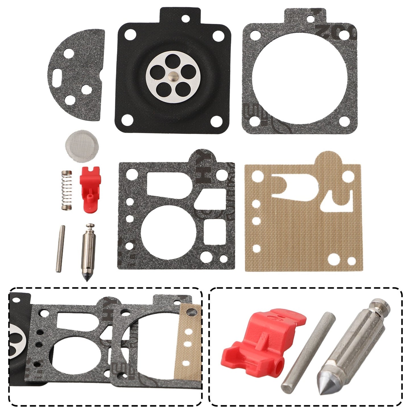 ya 17 Essential Carburetor Gasket Repair Kit for 038 MS380 MS381 Chainsaw Components