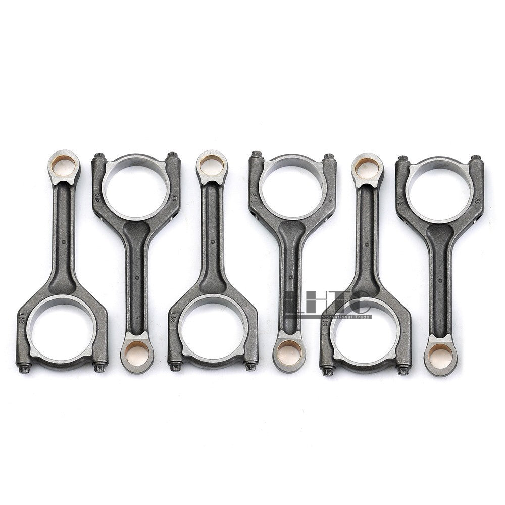 ya 11 6.9 6pcs Connecting Rods Con rods ¦µ20mm for BMW 128i 330i 530i E60 E87 E90 N52 3.0