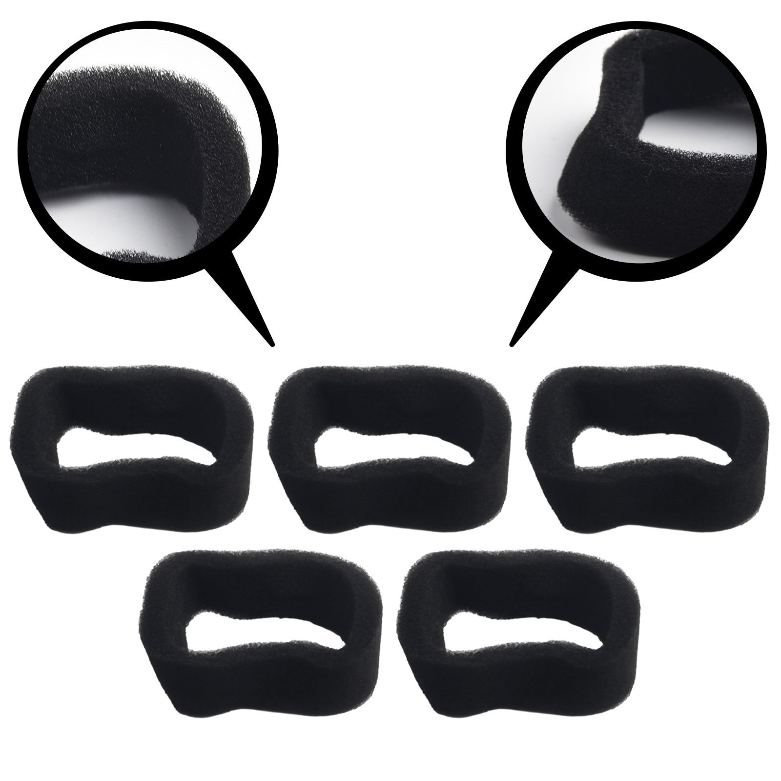 ya 17 5-Pack Air Filter Fits For-Various-Strimmer Trimmer Brushcutter Black Kits PARTS
