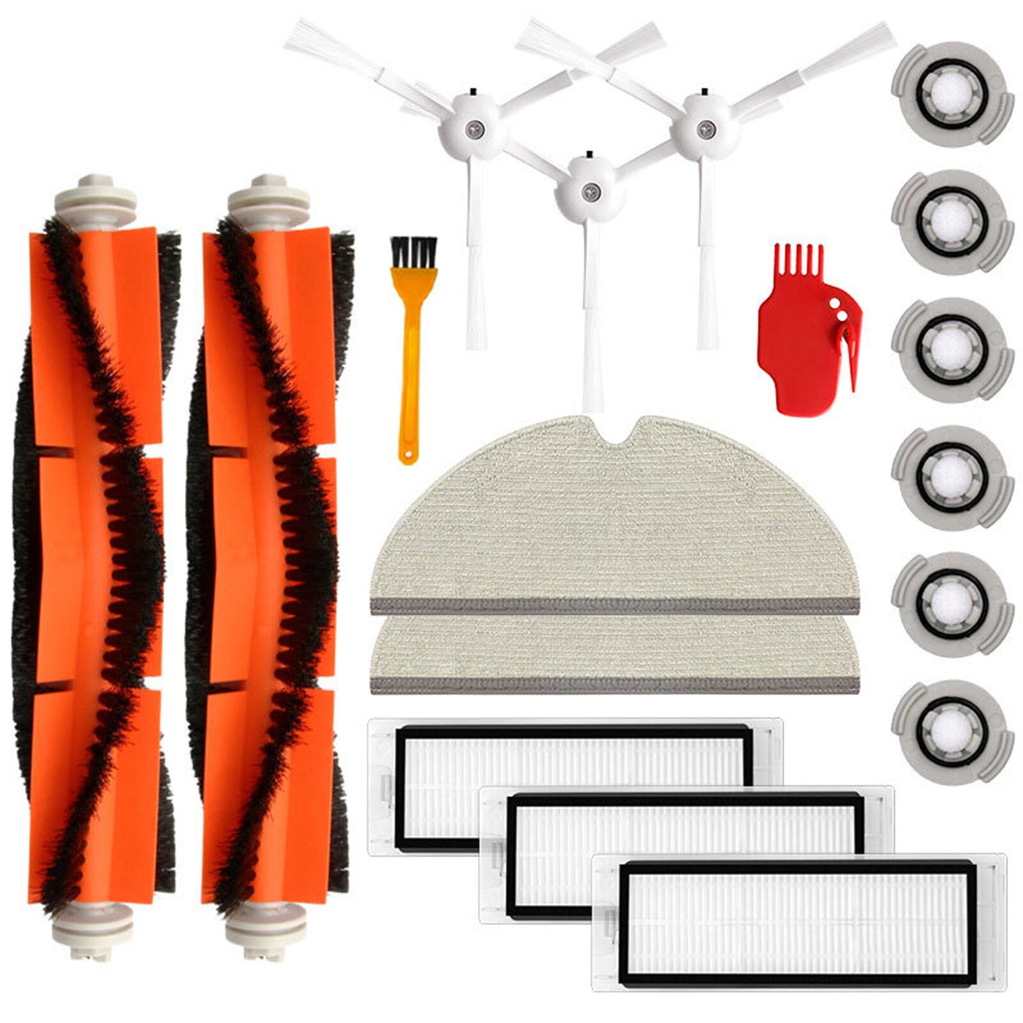 ya 25 Filter Side Brush Main Brush Clean Brush Bird Brush Wipe for S50 T7