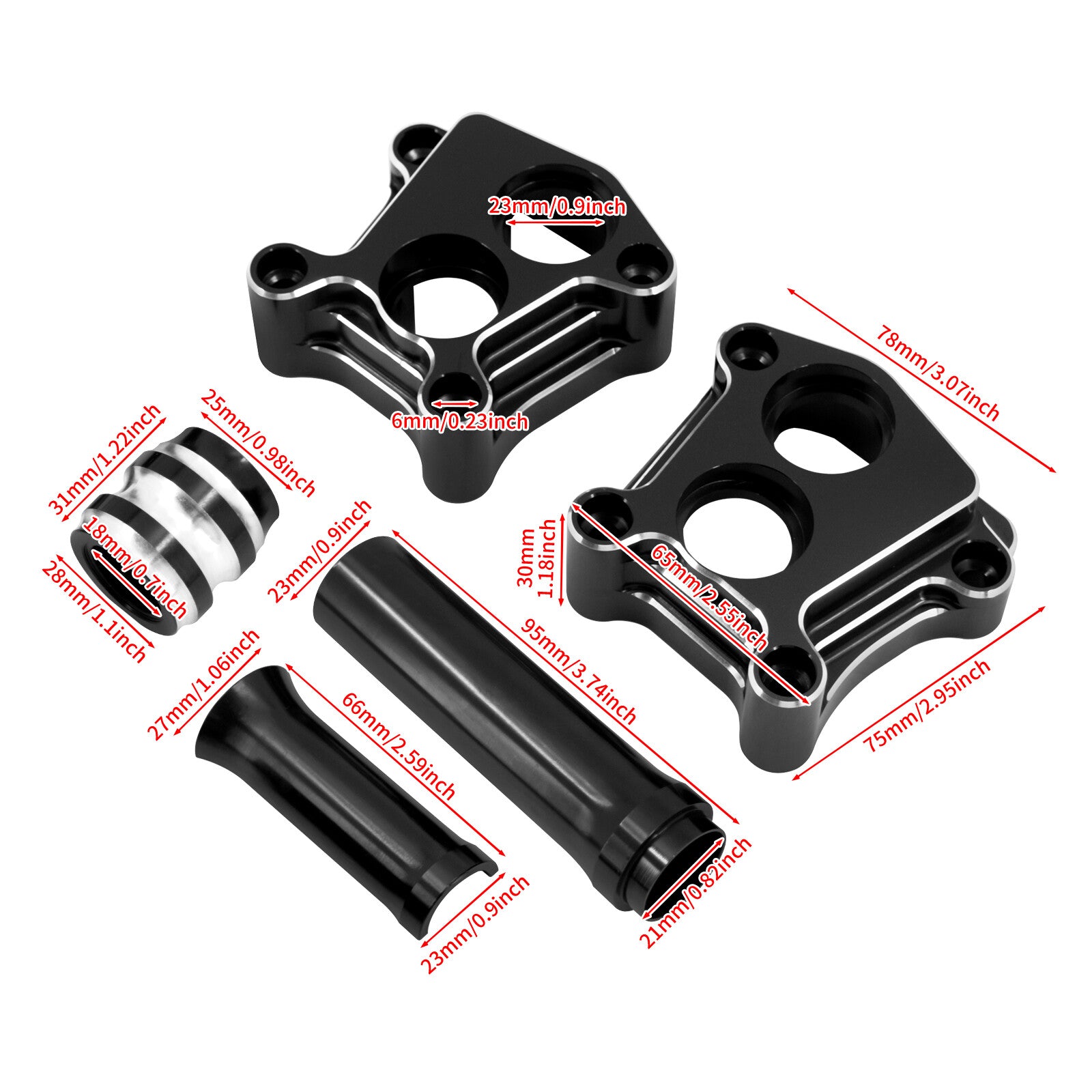 ya 5 8.7 CNC Engine Pushrod Tube Lifter Tappet Block Cover for Harley Touring Twin Cam