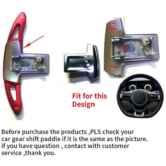 ya 8 5.27 Interior Steering Wheel Paddle Shifter Extend Accessories for Kia K3 K5 2020-22
