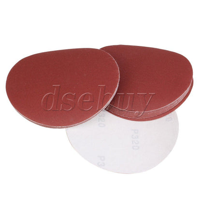 ya 26 20PCS Hook and Loop 150mm 6 Inch Sanding Discs 320Grit Sandpaper Circular Pads