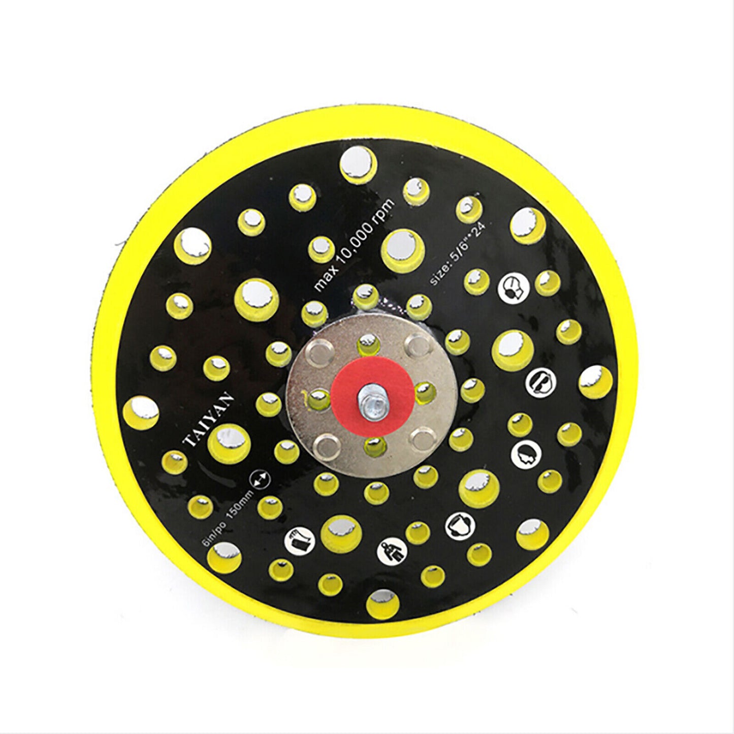 ya 17 6 Inch Multi-hole Pneumatic Grinder Tray Suction Cup for Mirka Grinding machine