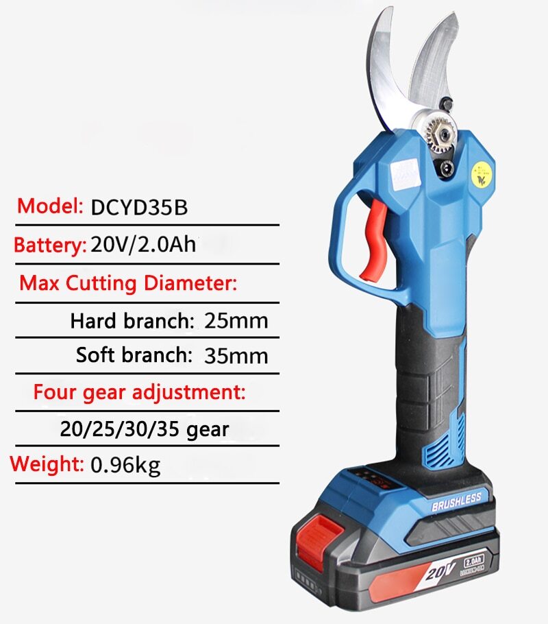 ya 25 20V Electric Pruning Shears hargeable Garden uit Tree Electric Pruner
