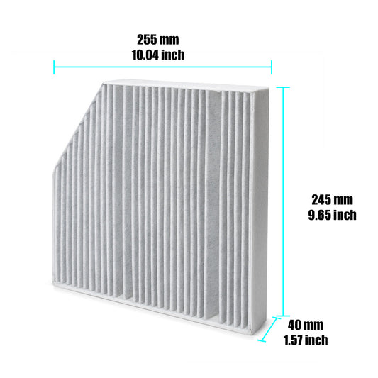 ya 1 7.3 1PCS A2058350147 Cabin Air Filter for Mercedes-benz E53 E63 AMG 2019 2020-2023