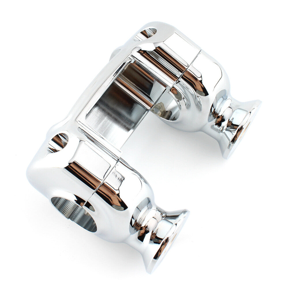 ya 5 8.7 1 1/4 Handlebar 32mm Riser Top Clamp Kit for Harley Softail Breakout Street Bob