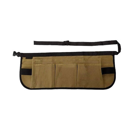 ya 26 Canvas Gardening Tool Waist Bag Apron with 12 Storage Pockets