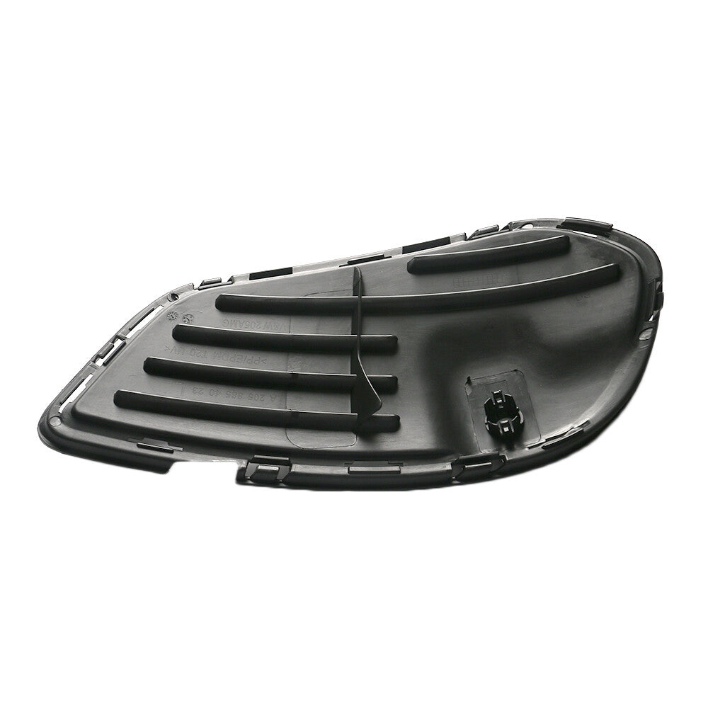 ya 27 6.18 Front Lower Bumper Insert Face Bar Filler Cover Black For C-Class 2015-2017