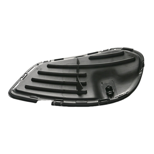 ya 27 6.18 Front Lower Bumper Insert Face Bar Filler Cover Black For C-Class 2015-2017