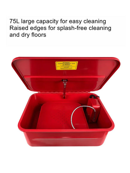 ya 26 Auto Shop Parts Washer Circulating Cleaning Tank Auto Repair Parts Cleaning Tool
