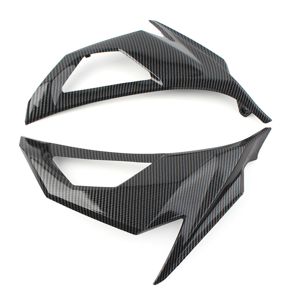 ya 5 8.7 for Kawasaki 400 EX400 FAIRING COWL TURN SIGNAL PANEL COVER CARBON FIBER