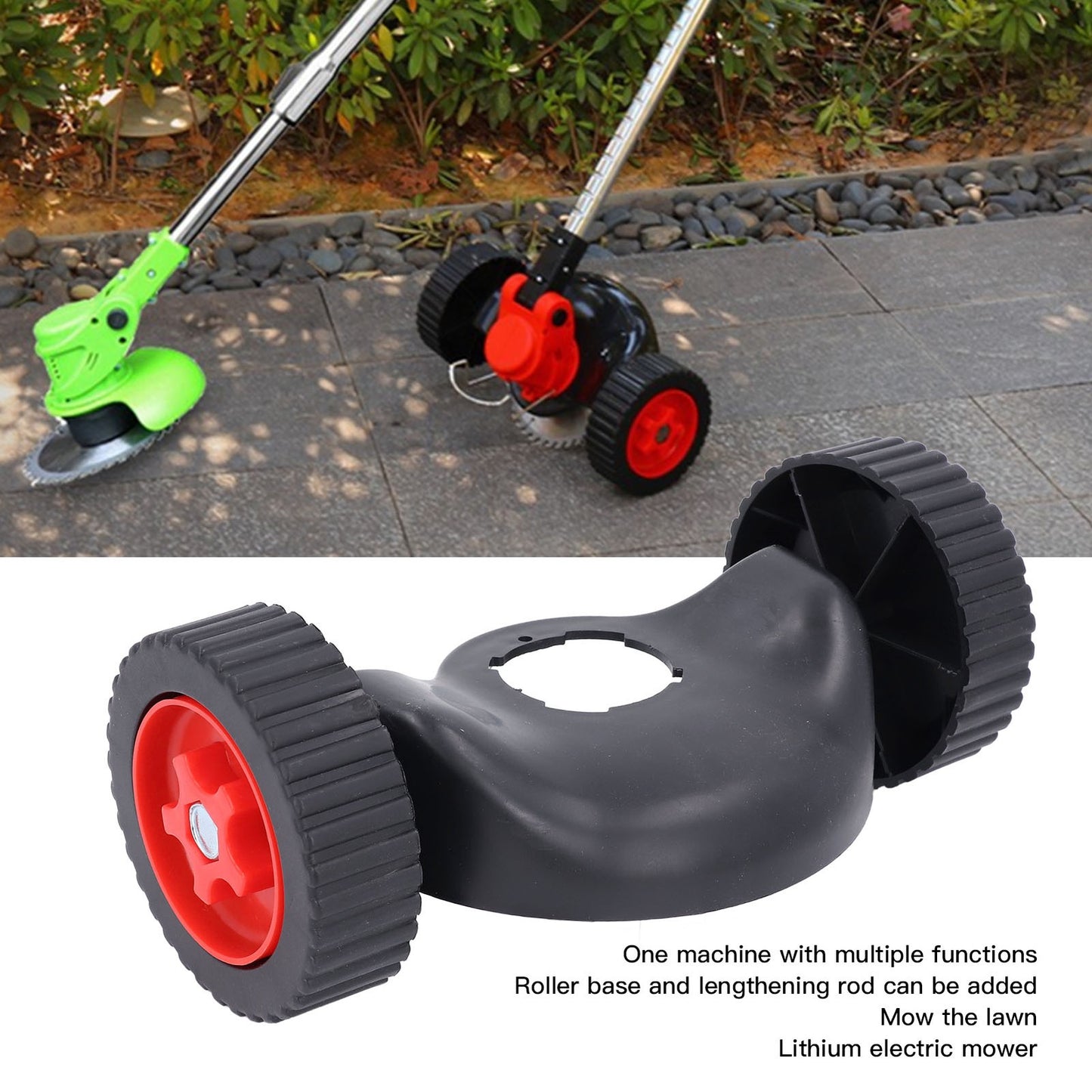 ya 17  Trimmer Support Wheel Grass Cutter iliary Wheels With Guard Outdoor