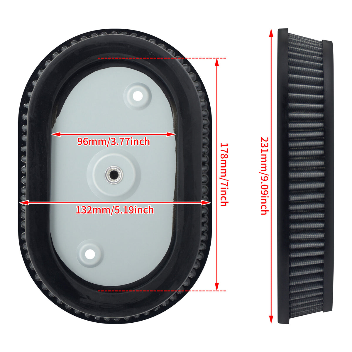 ya 5 8.7 Air Filter Gray Element Replacement FIt for Harley Touring 17-25 Softail 18-2025