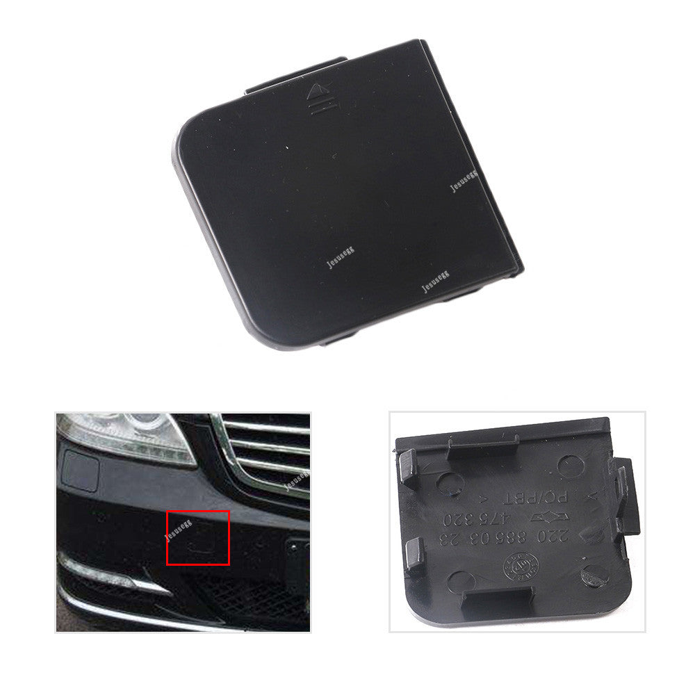 ya 27 6.18 Unpainted Front Bumper Tow Hook Cover for Mercedes W220 S320 S280 S400 S500