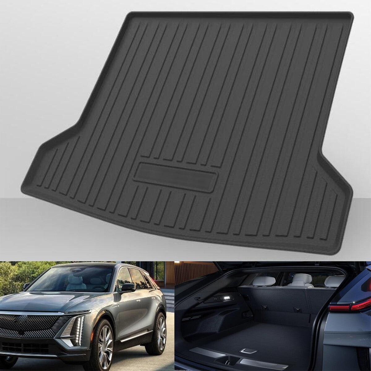 ya 7 6.10.3 Car Rubber Mat Pad Liner Cargo Mat Tray Trunk Floor Mat for for Cadillac Lyriq 2023+