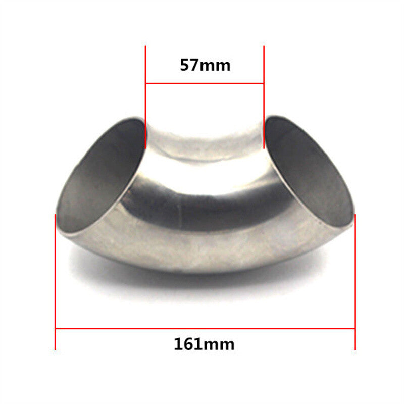 ya 4 6.17.2 Car 3 inch/76mm 90¡ã Stainless Steel Welded Bend Tube Elbow Pipe Fitting