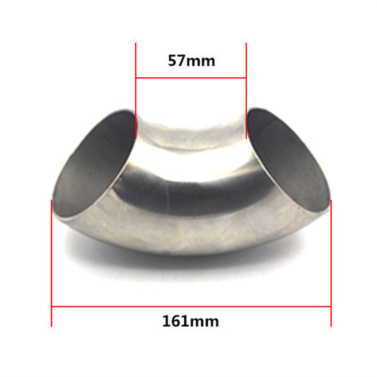 ya 4 6.17.2 Car 3 inch/76mm 90¡ã Stainless Steel Welded Bend Tube Elbow Pipe Fitting