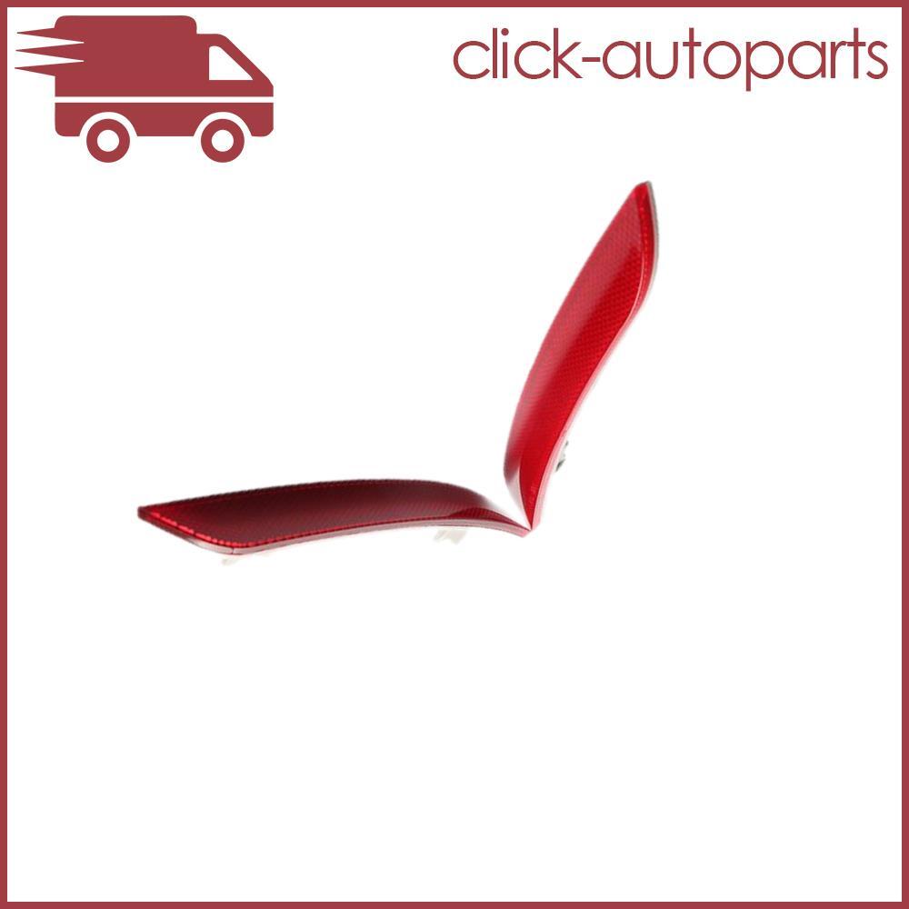 ya 27 6.18.2 Set of 2 Rear Bumper Reflector Red Left & Right for BMW 5-Series 2009-2013 LH+RH