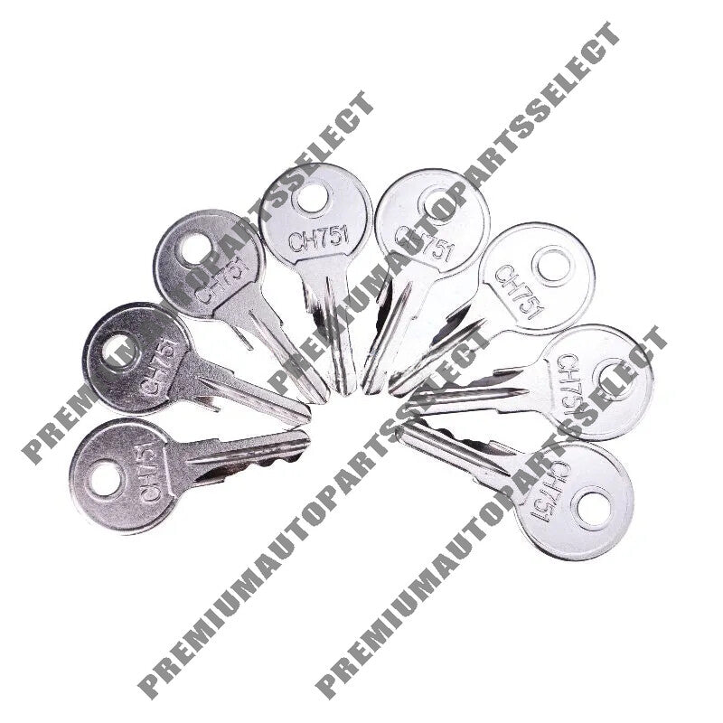 ya 10 5.28.2 10 pieces of keys CH751 suitable for various locks RV camper cabinet door T handle 