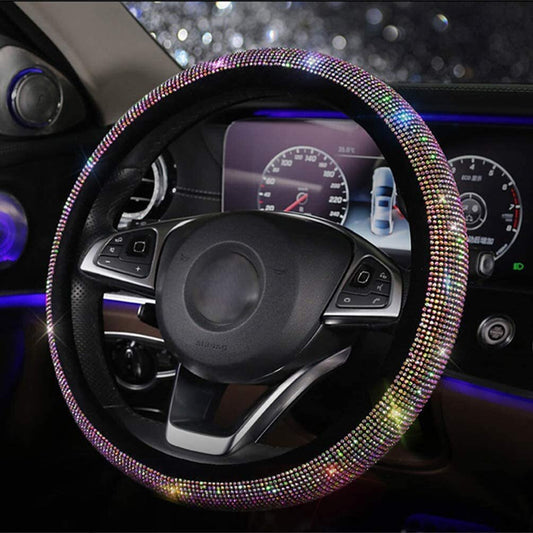 ya 1 7.3 38cm 15 inch diamond car steering wheel cover with armrest box pad 38cm 15 inch