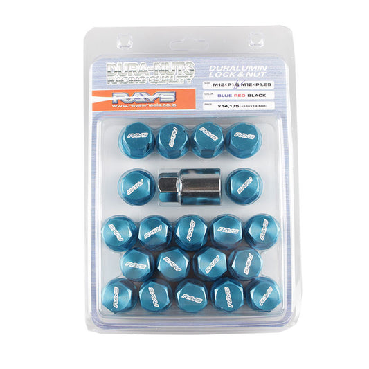 ya 8 5.27.2 Blue 35mm Close End 12mmX1.25 Racing Wheel Lug Nuts for Subar Suzuk Nisan