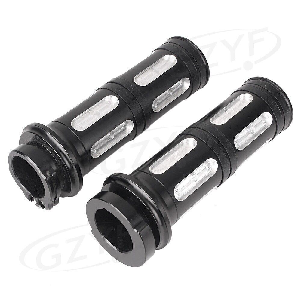 ya 5 8.7 2pcs Handle Bar Grips Fit for Harley VRSC XL XR Dyna Softail Touring 1996-2007