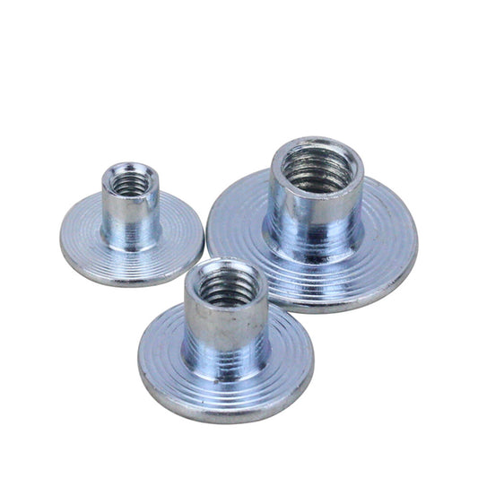 M4 M5 M6 M8 M10 Cold Heading Steel Round Base Weld Nut Insert T Nut Furniture