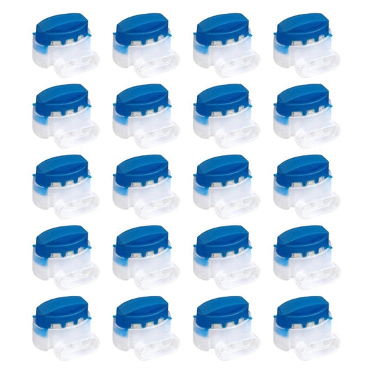 ya 14 20 Pcs 3 Way Lock Wire Connectors Termi l Block Waterproof Cable Connector