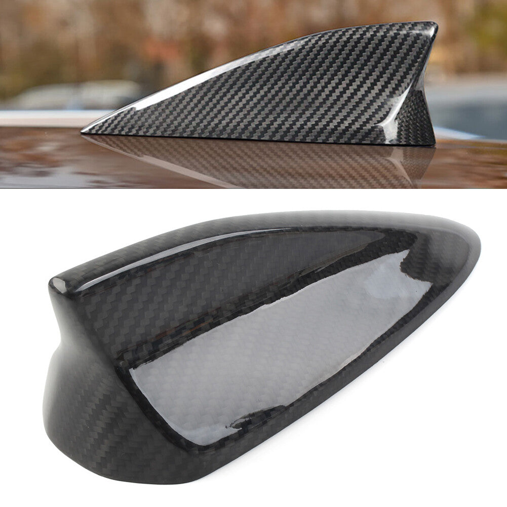 ya 3 6.25 for Mazda 3 Axela CX-3 CX-4 CX-5 CX-8 Black Carbon Fiber Shark Fin Antenna Cover