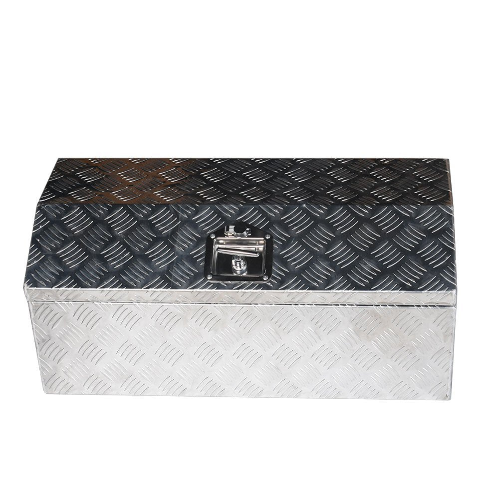 ya 8 5.27 30 x 13 x 13 Silver Aluminum Underbody Storage Tool Box for Trucks Trailers and RVs