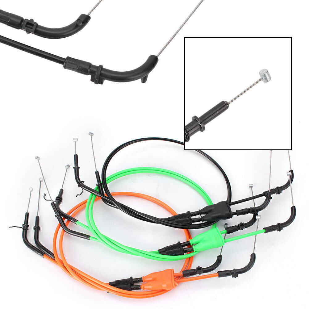 ya 2 6.30 Motorcycle Throttle Cable Accelerator Wire Line Fit for Kawasaki ZX6R 07-2008