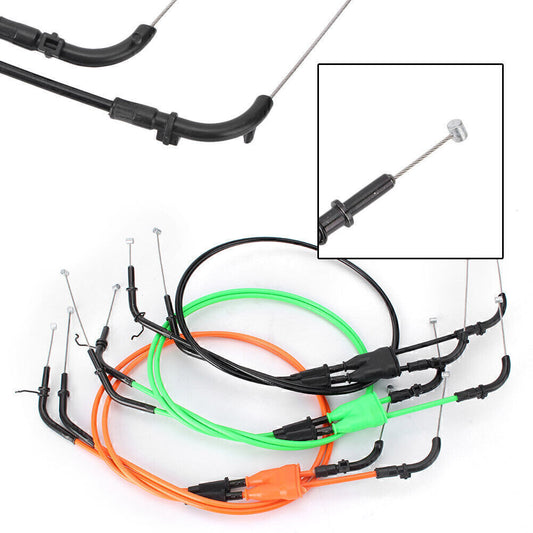 ya 2 6.30 Motorcycle Throttle Cable Accelerator Wire Line Fit for Kawasaki ZX6R 07-2008